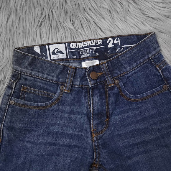 Quicksilver Straight Fit Medium Wash Denim Jeans size 24 - Picture 3 of 7